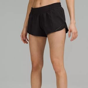 Black Lululemon hotty hot shorts